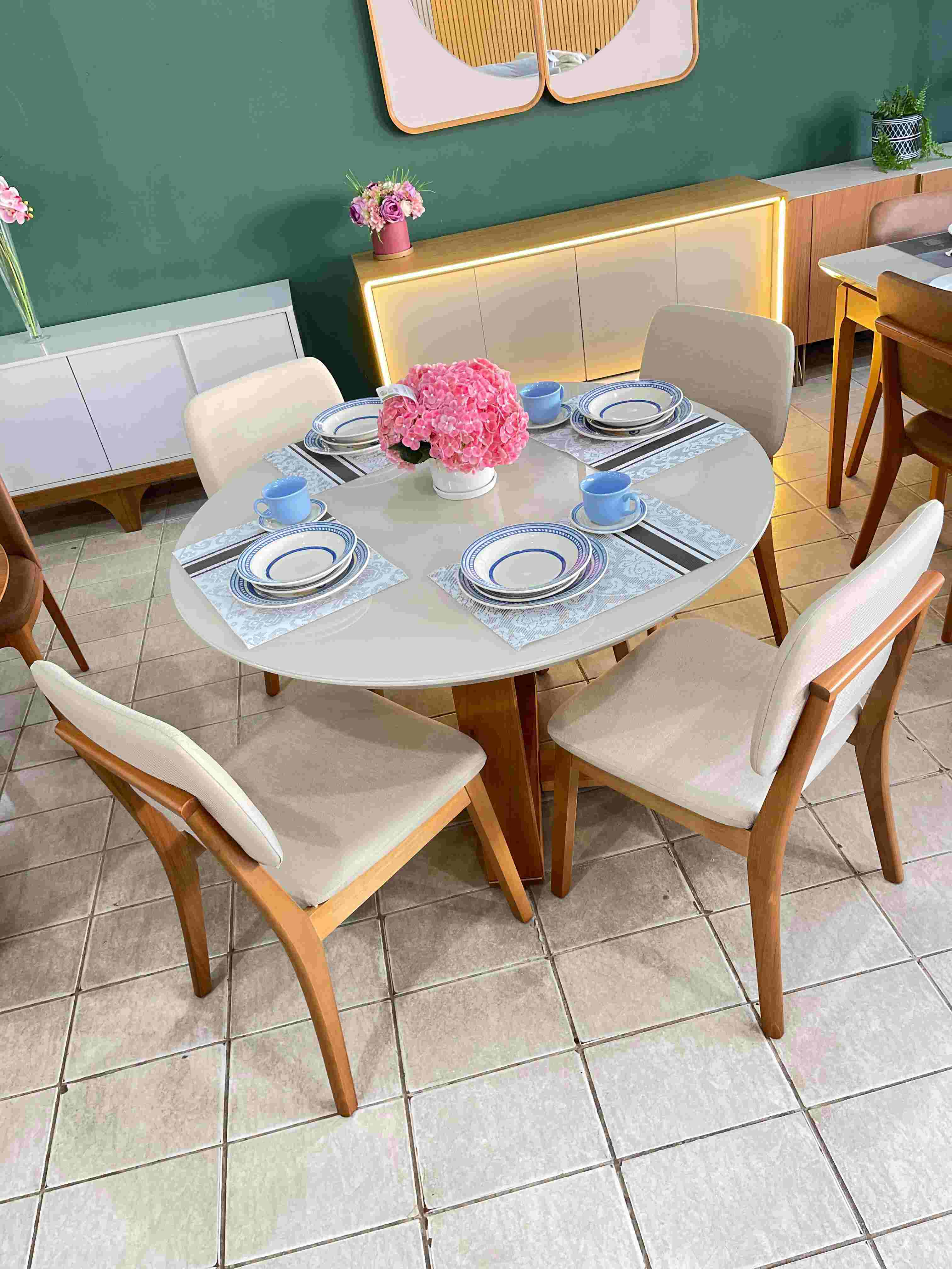 mesa wood 1.2 redonda